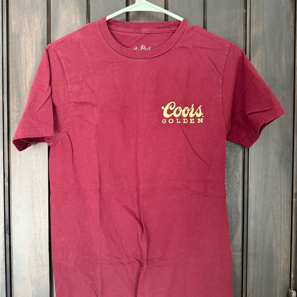 Coors Golden Women's Burgundy Tee